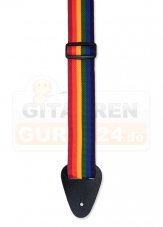 SLIN Nylon Gitarrengurt rainbow