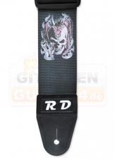 RedDog Nylon Gitarrengurt Skull/Snake