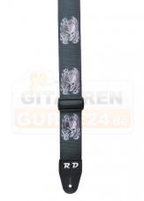 RedDog Nylon Gitarrengurt Skull/Snake