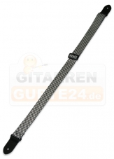 Gitarrengurt wei� klein Mosaik