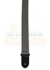 Gitarrengurt wei� klein Mosaik