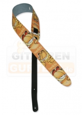 Garfield Delux Leder Gitarrengurt