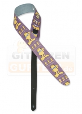 Garfield Delux Leder Gitarrengurt