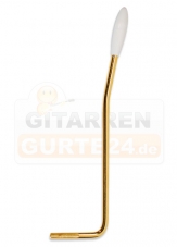 Tremoloarm, gold, white Tip, 6mm