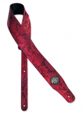 Gaucho Schlangen Gitarrengurt pink