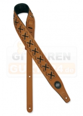 Gaucho Gitarrengurt Schnrung hellbraun