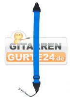 XXL Nylon Gitarrengurt blau