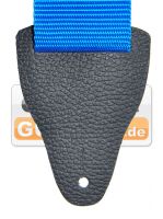 XXL Nylon Gitarrengurt blau