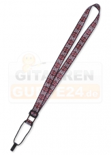 ProMont Schallloch Ukulelengurt Flower-Series