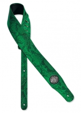 Gaucho Schlangen Gitarrengurt grün