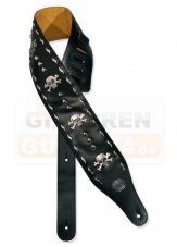Gaucho Gitarrengurt Metall Skull, 10cm breit