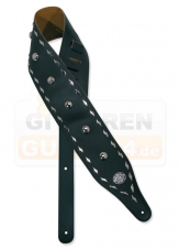 Gaucho Gitarrengurt Big Button, 10cm breit