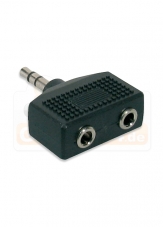 Adapter 2x3,5 Klinke auf 3,5 Klinke Stereo