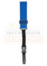 SLIN Clip-Lock Gitarrengurt blau