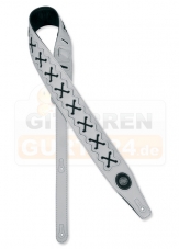 Gaucho Gitarrengurt Schnrung wei