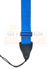 XXL Nylon Gitarrengurt blau